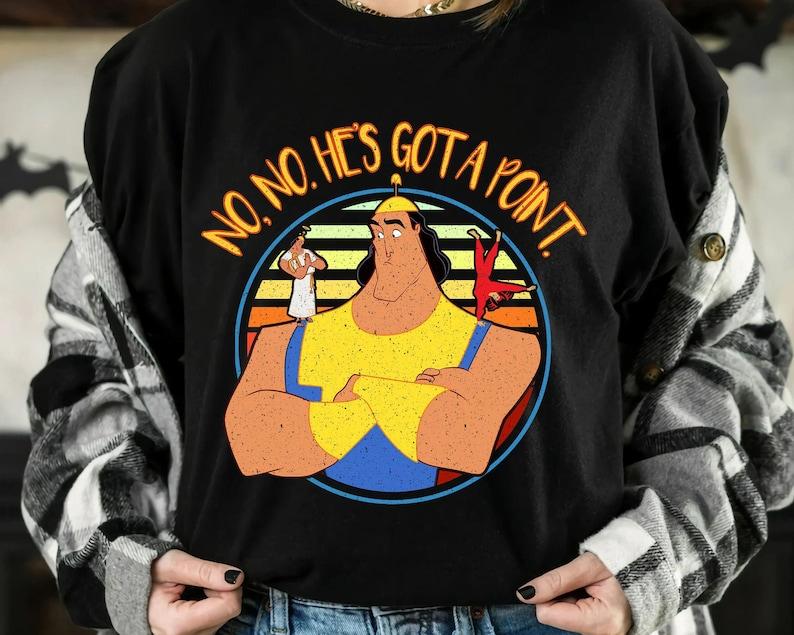 Disney The Emperors New Groove Kronk Angel & Devil Quotes Retro Shirt, WDW Holiday Unisex T-shirt Family Birthday Gift Adult Kid Toddler Tee 140