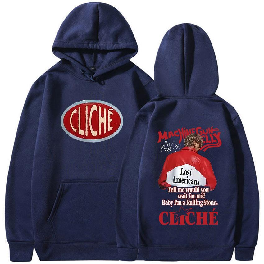 Machine Mgk Lost Americana Tour 2025 Neuer Hoodie Herren Damen Vintage Langarm Mode Sweatshirt Hip Hop Pullover Kapuzenpullover Herbst