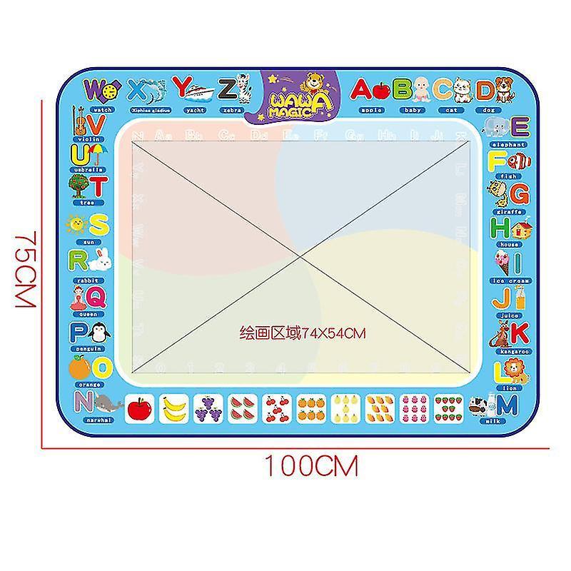 Water Doodle Mat 100*80cm Large Water Drawing Mat, Drawing Painting Mat With Water Doodle Pens