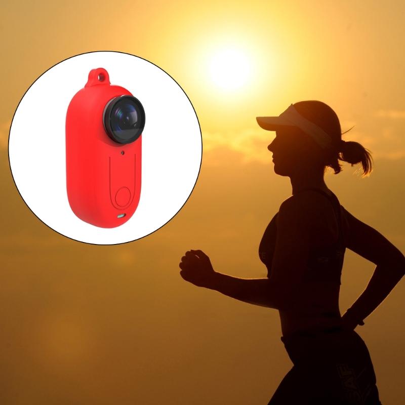 Protective Cover Sleeve Shock-proof Silicone Lens Case Washable & Water-proof Casing Skin for 360 GO 3 Action Camera