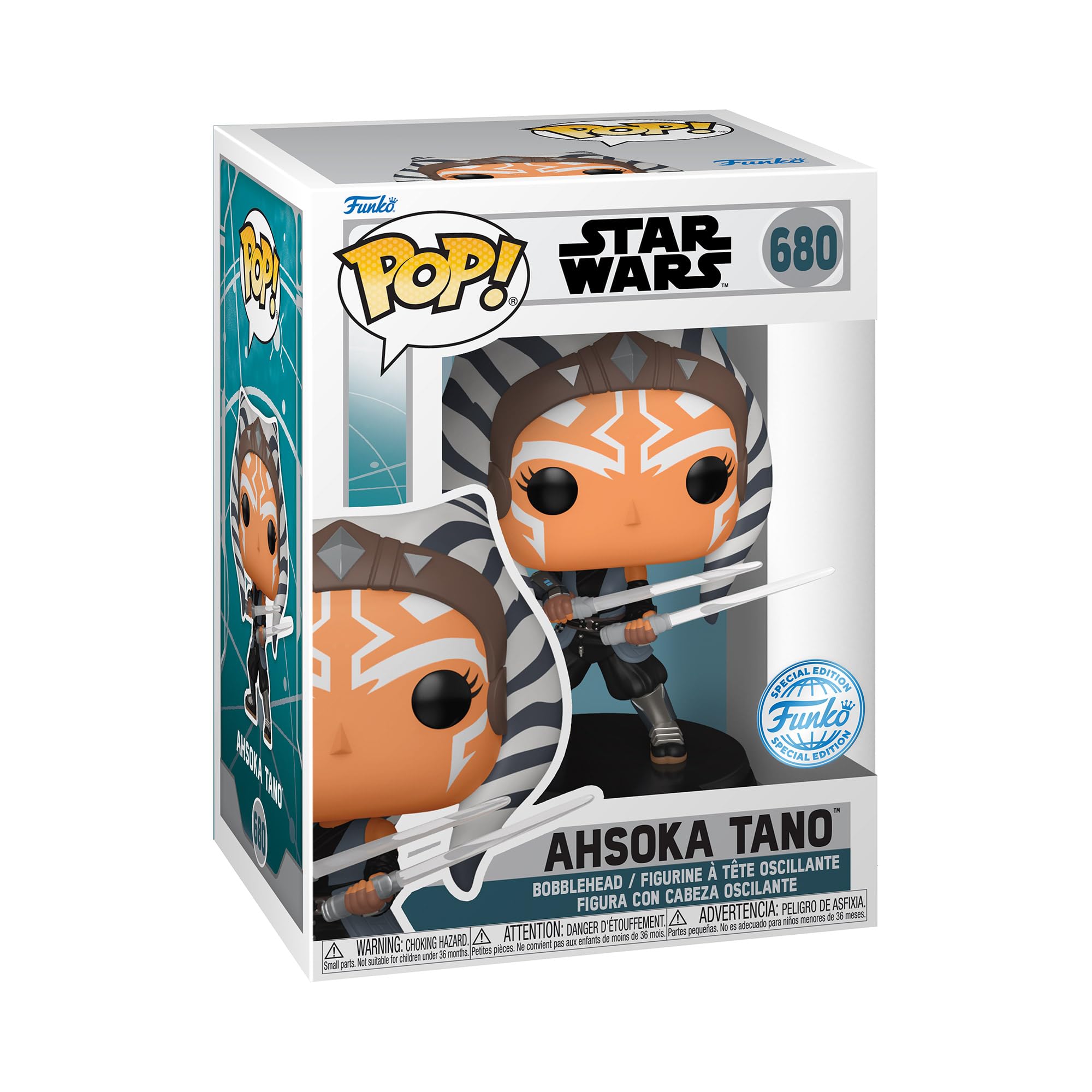 

Фигурка Асоки Тано из Звездных Войн Funko Звездные Войны Funko (ДВОЙНЫЕ СВЕТОВЫЕ МЕЧИ) ПОП!