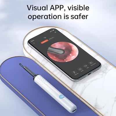 WIFI vizual urechi curățător otoscop cameră cu 6 lumini LED 4.0mm mini urechi cerumen îndepărtare instrument cu cameră filmare 500W HD Earpick