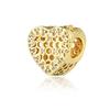 Perline Charm Oro Scintillante Pendenti Originali Europei Snake Fit Bracciale in Rame Collana Perline Per Gioielli Fai da Te Regalo Donna