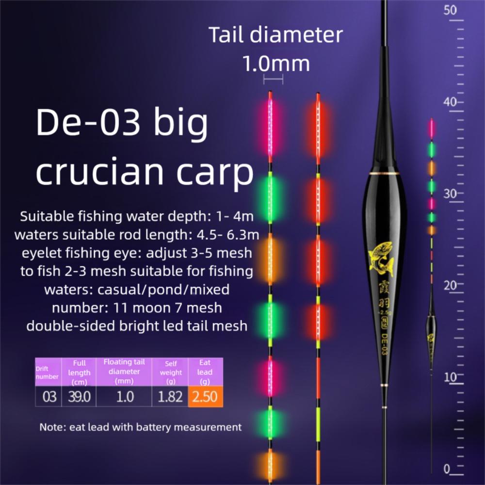 Indicator Electronic Fishing Float Buoy Strike Rock Fishing Floats Light Float Long Tail