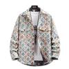 Trendy Men's Full Print Casual Jacket for Spring and Autumn 2025
