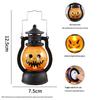 Mini Halloween Pumpkin Led Lantern With Warm Flickering Light For Halloween Home Party Tabletop Decor Gifts