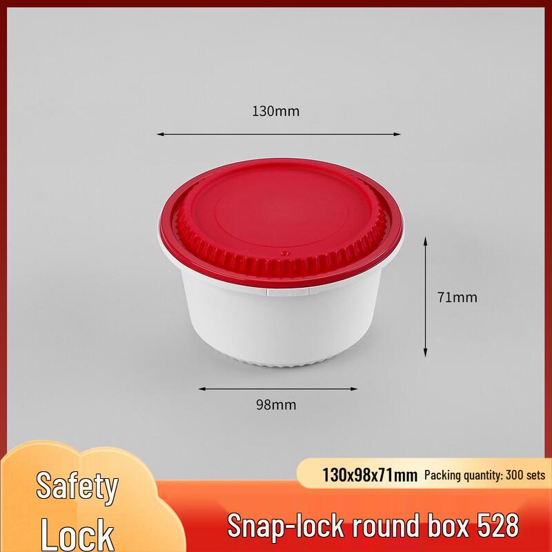 Handun Disposable Wheat Straw Round Meal Prep Bowls with Lids