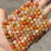 Xinjiang Golden Silk Jade Round Beads for DIY Jewelry Accessories - Bracelets & Necklaces