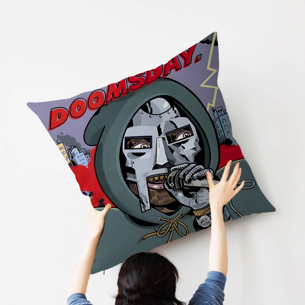 MF D-DOOM Comic Pillow Gift Home Office Decoration Bedroom Sofa Car Cushion Cover case 45x45