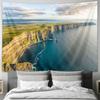 Cliffs of Moher Herrlicher Meerblick Dekorative Wandteppich Irische Landschaft Wandmalereien und Stoff Wandbehang