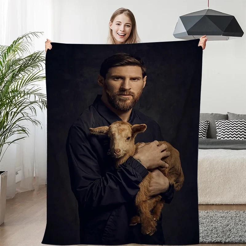 Winterdecke Sofa Messi Digitaldruck King Size Warm Knie Bett Fleece Camping Benutzerdefiniert Flauschig Weich Decken Mikrofaser Bettwäsche