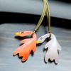 Car Color-Changing Roast Duck Pendant Car Swing Duck Ornament Creative Rearview Mirror Color-Changing Duck Ornament Gift
