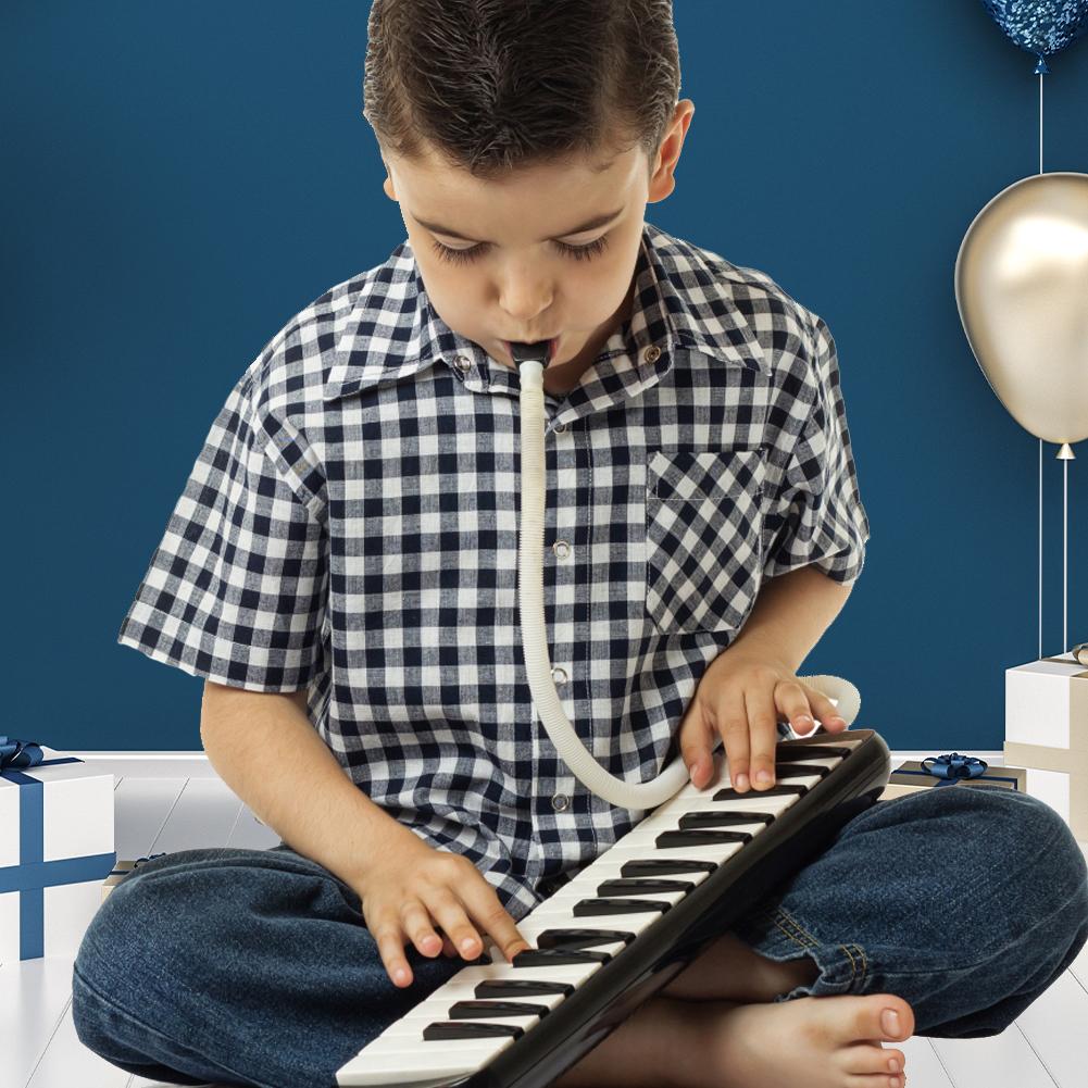 Melodica Flexible Tube with Mouthpiece 32/36/37/41Key Stretchable Melodica Tube Resin Instrument Accessories