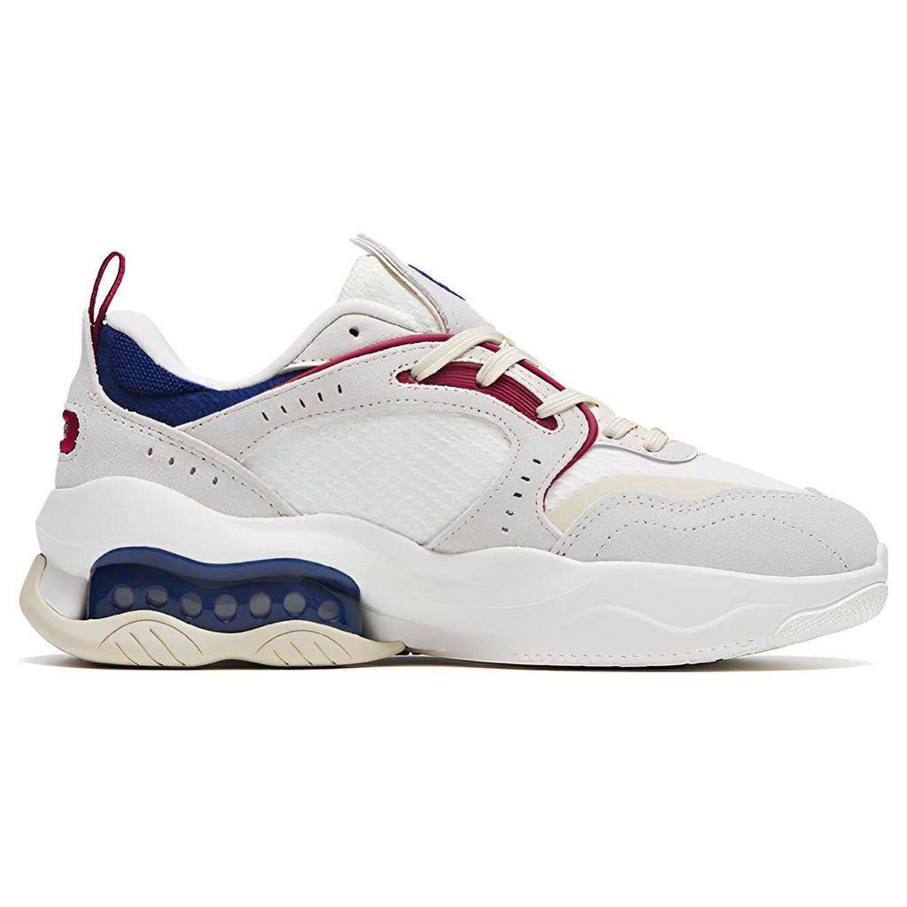 Anta Qiyuan 982 Shock Absorbing Durable Lightweight Low Top Sports Casual Shoes Women Sneaker White Gray Blue 122318881-5