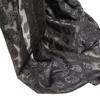 1meter Black Color Metallic Bright Silk Fabric Flower Chiffon Fabric for Stage Costume Decoration DIY Sewing Clothing