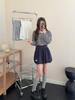 Korean Style Spring High-Waisted A-Line Slimming Midi Skirt for Women