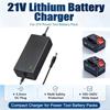 21V 18V 2A Li-ion Charger For Electric Power Tool Charger Adapter Lithiun Battery Chargers DC 5.5*2.5MM Power Supply Adapter