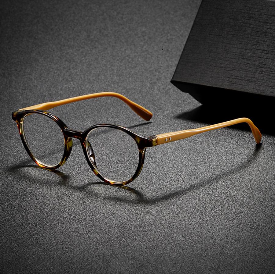 

New Men Women Round Frame Boho Y2K Reading Glasses Anti Blue Light Eyewear Spectacles Fashion Trendy Presbyopic Eyeglasses +150 жёлтый