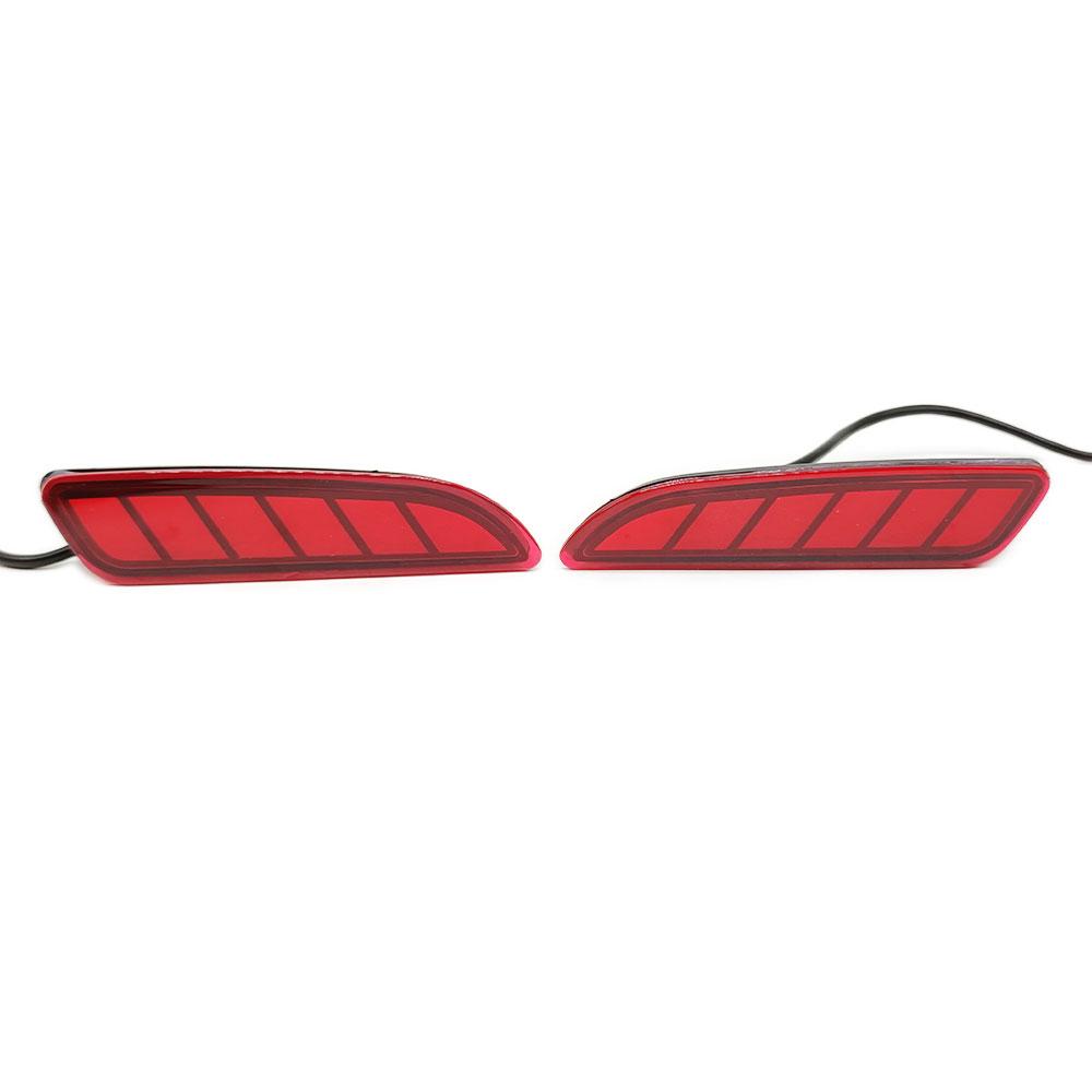 2PCS Car LED Reflector Light For Toyota Corolla Cross 2020 2021 2022 Rear Fog Lamp Bumper Brake Light Dynamic Turn Signal
