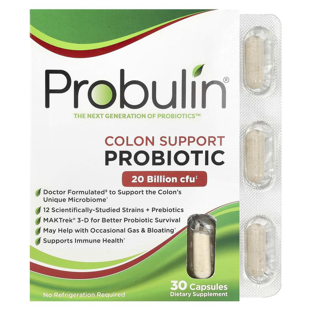 Intestinal Support, Probiotic, 30 Capsules