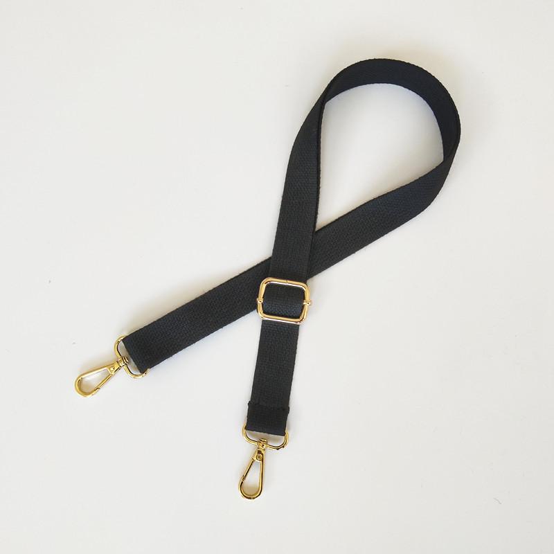 

New Solid Color Cotton Narrow Shoulder Strap Oblique Span Bag Accessories Shoulder Strap Versatile Bag Canvas Replacement Belt