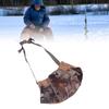 Hand Muff Polyester Fleece Hand Warmer Pouch Cold Weather Gear for Hiking Camping Viewing Window