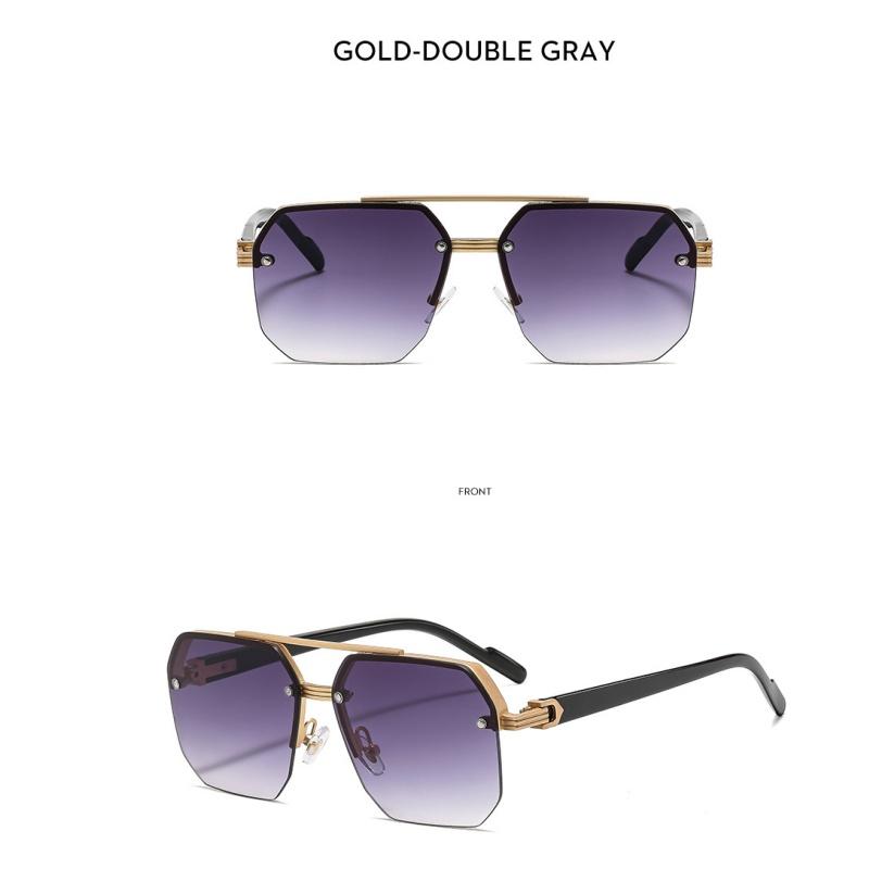 Women's Sunglasses, Double-beam Square Men's and Women's Outdoor Sunglasses.