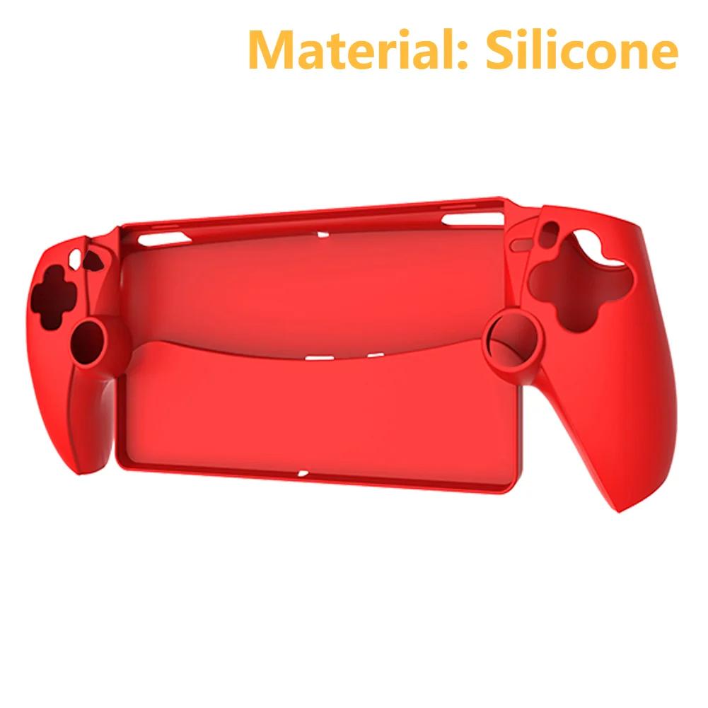 Transparent Protective Shell Case for PS5 Portal Handheld Game Console Shockproof PC Gaming Console Controller Sleeve Anti-Drop