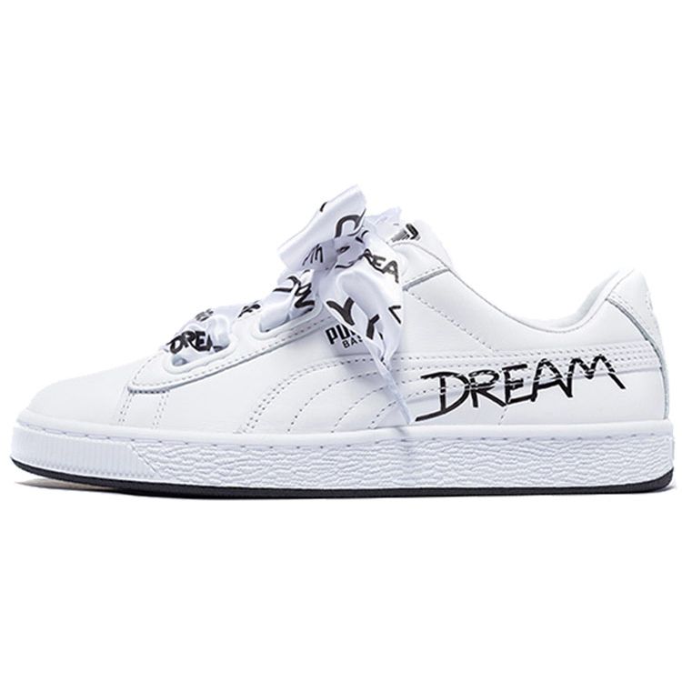

Кроссовки Puma Basket Heart HNDWRTTN Женские Белый Черный 370185-01