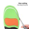 Adult Arch Insole Casual Sports Shock Absorption Breathable Sweat Absorption Full Pad Flat Foot High Arch Foot Sole Support Full Pad