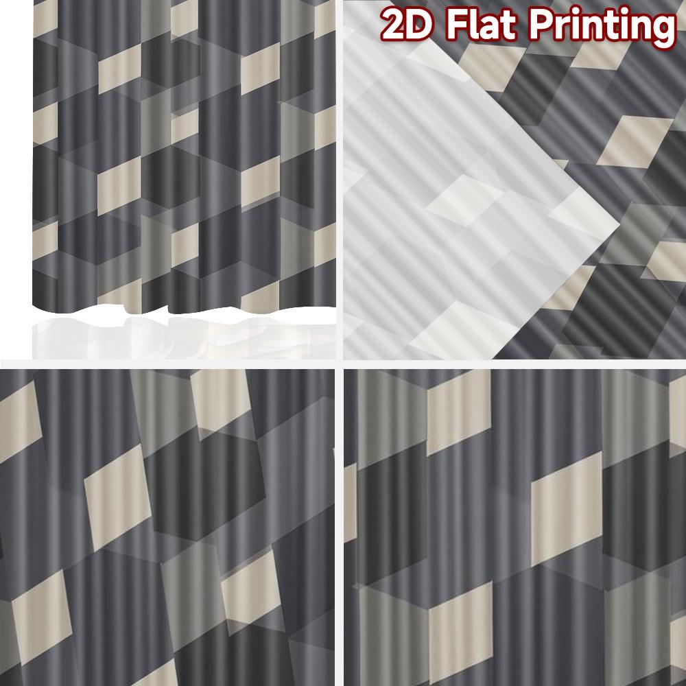 2D flat Photography Backdrop Popular Background Banner Geometric Blue Cubes 100% Polyester Party & Holiday Decor Perfect for