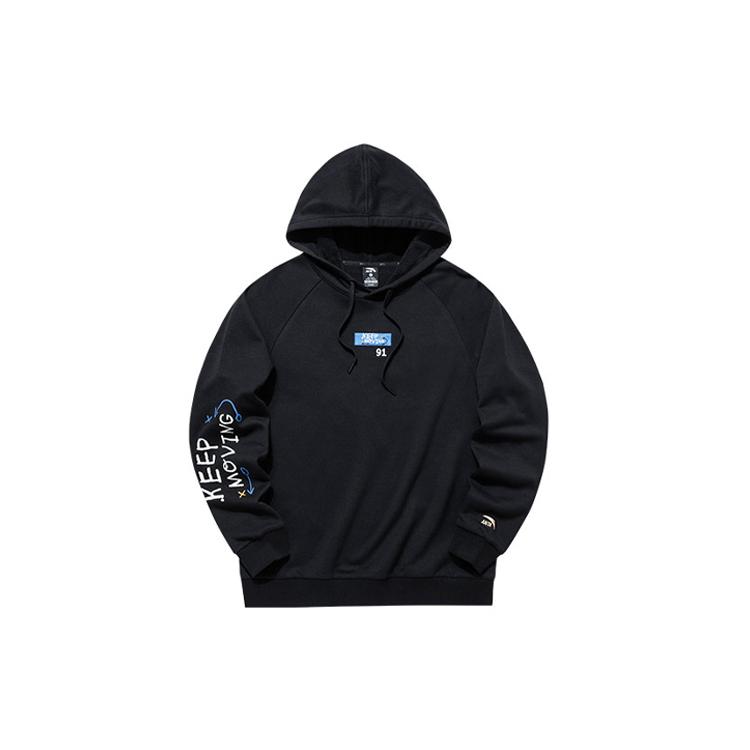 Толстовка Anta Life Collection Унисекс Черная 952148707-3 S