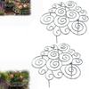 Anneau de Support Métallique pour Plantes de Jardin, Cage Support pour Pivoines, Pots d'Intérieur, Cerceau à Fleurs, Anneaux Décoratifs à Traverser, Tuteur Empilable pour Plantes d'Intérieur, Dahlia