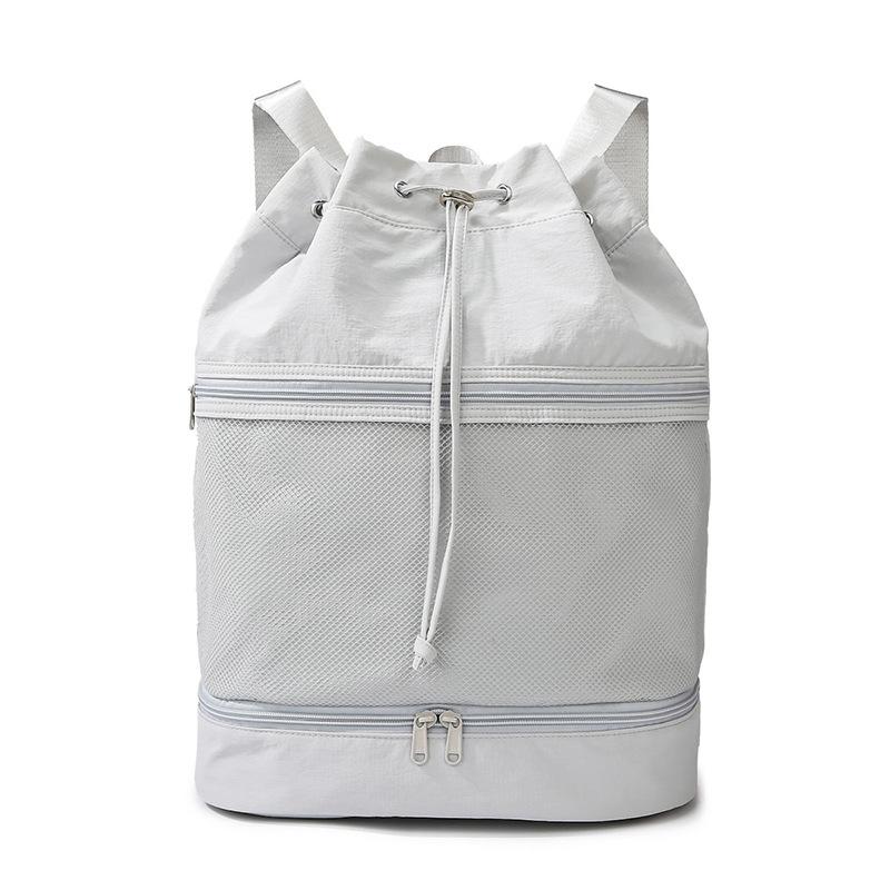 Ultra-light anti-splashing drawstring bundle mouth bag backpack women's new sports cycling backpack outdoor travel big bag tide