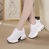 Trendy Women's Shoes New Flat Bottom Inner Height Increase Casual Sports Shoes Women's Single Shoes Sandals
