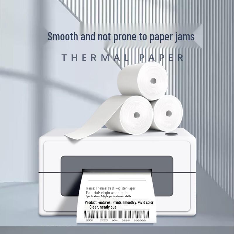 80mm x 60mm Coreless Thermal Receipt Paper Rolls