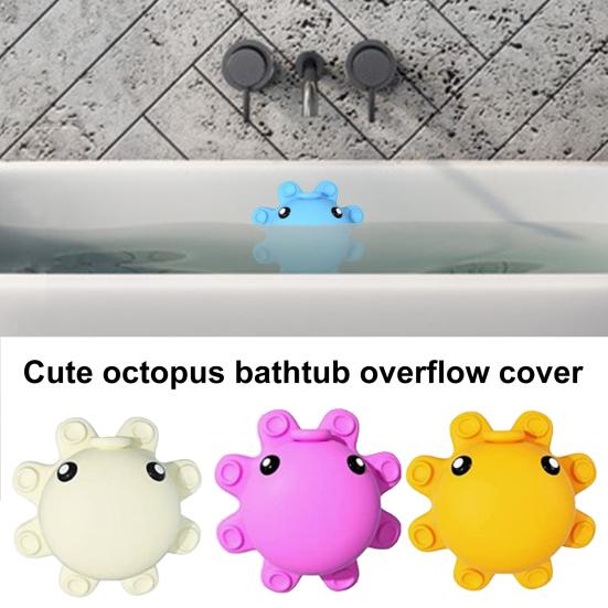 Kaufe Strong Suction Cup Bathtub Overflow Cover Practical Safe No Flooding Accident Tub Drain
