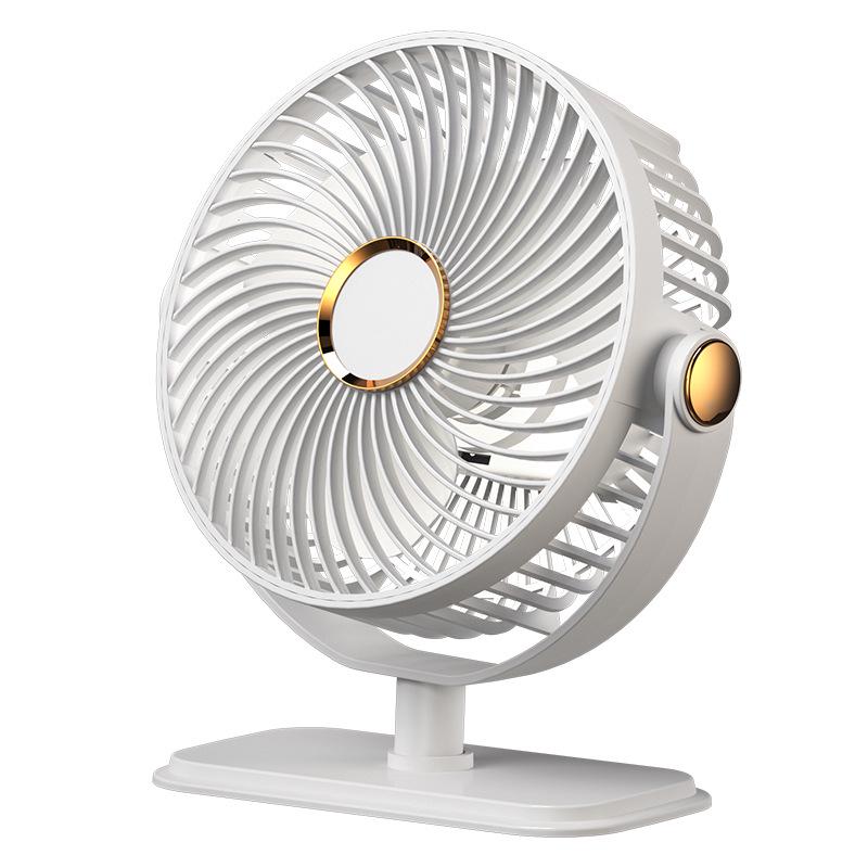 Portable Silent USB Charging Desk Fan with Large Wind Power 6-inch