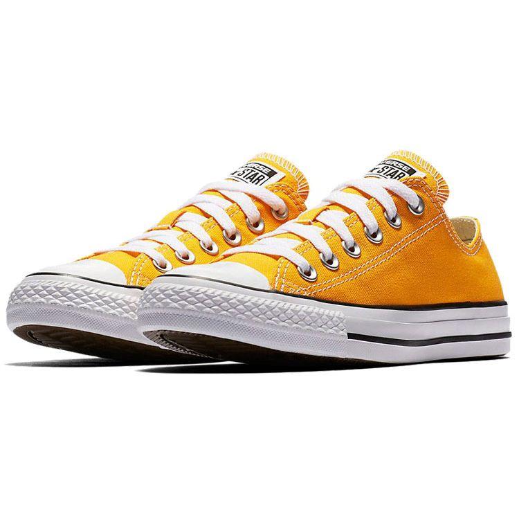 Converse Chuck Taylor All Star Seasonal Color Low Top Round Toe Lace-Up Slip-Resistant Impact-Resistant Low-Top Canvas Shoes Unisex sneaker 159676C
