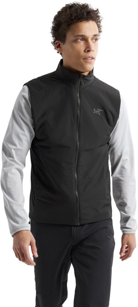 Куртка Arc'teryx Atom Vest черная жилетка из синтетического волокна