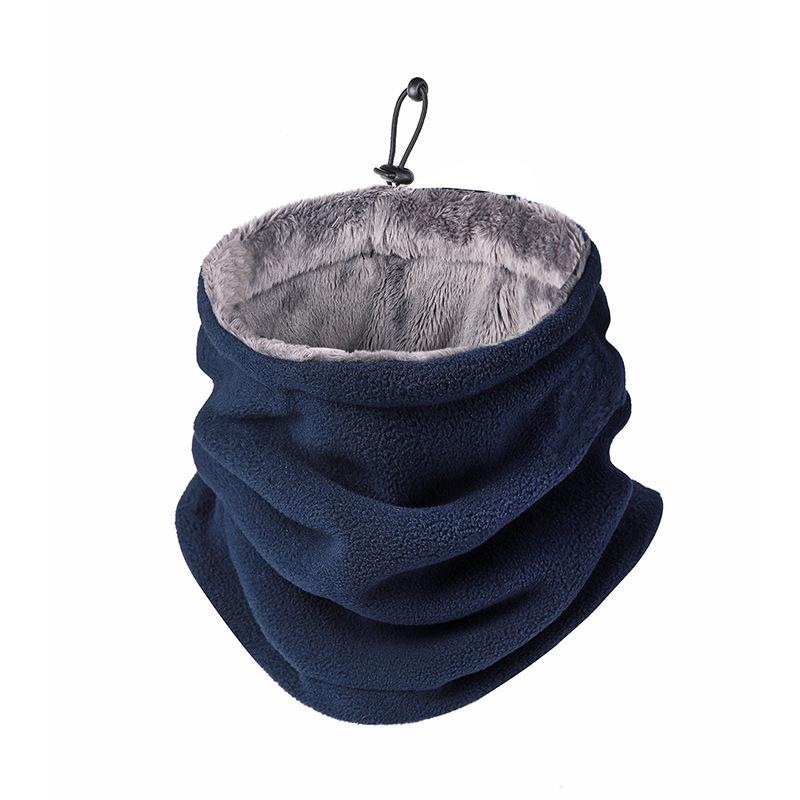 Yingbo Winter Cycling Scarf: Thick Fleece Neck Warmer & Windproof Dust Mask