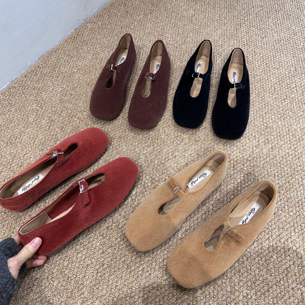 Fashion Bailamos 2025 New Brand Women Flats Round Toe Shallow Slip On Ladies Casual Ballet Shoes Soft Leather Eelgant Dress Shoes Mujer