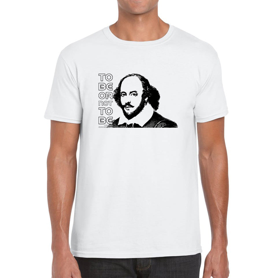 

To Be Or Not To Be Book By William Shakespeare Quote National Shakespeare Day Mens Tee Top L