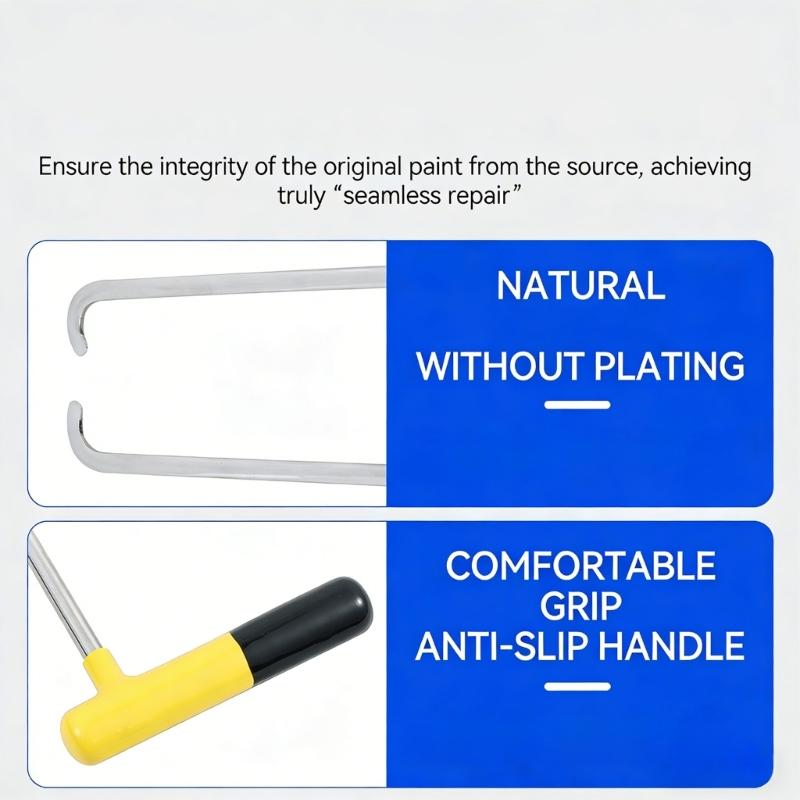 Car Dents Repair Rods Dents Remover Hook Tool Alloy Steel Repair Tool Car Automotive Body Dents Repairing Rod
