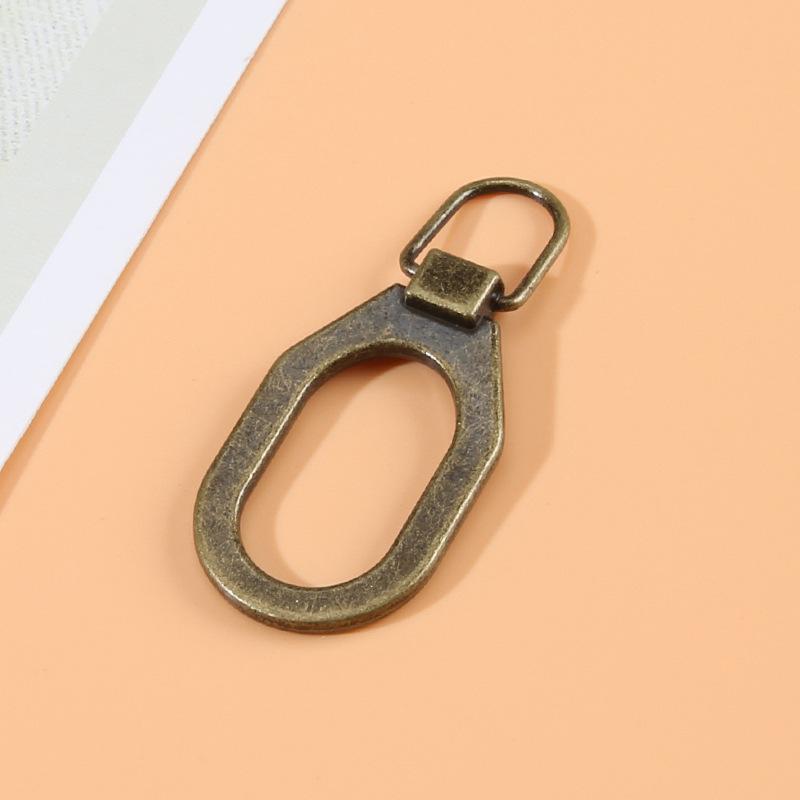 5pcs Zipper head repair accessories removable universal pull lock head drop clothes schoolbag backpack zipper buckle pull piece