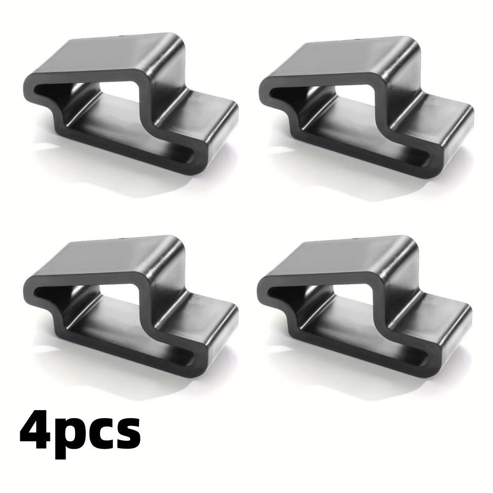 2/4pcs Window Stoppers Anti-Collision Door Clamps Sturdy Plastic Track Clip Fixer Kit Balcony Isolators Indoor Ventilation Tools