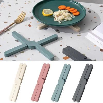 Opvouwbare Eettafelmat Antislip Pot Pan Onderzetter Hittebestendige Pad Schotelbord Houder Onderzetter Keukengereedschap Tafelmat