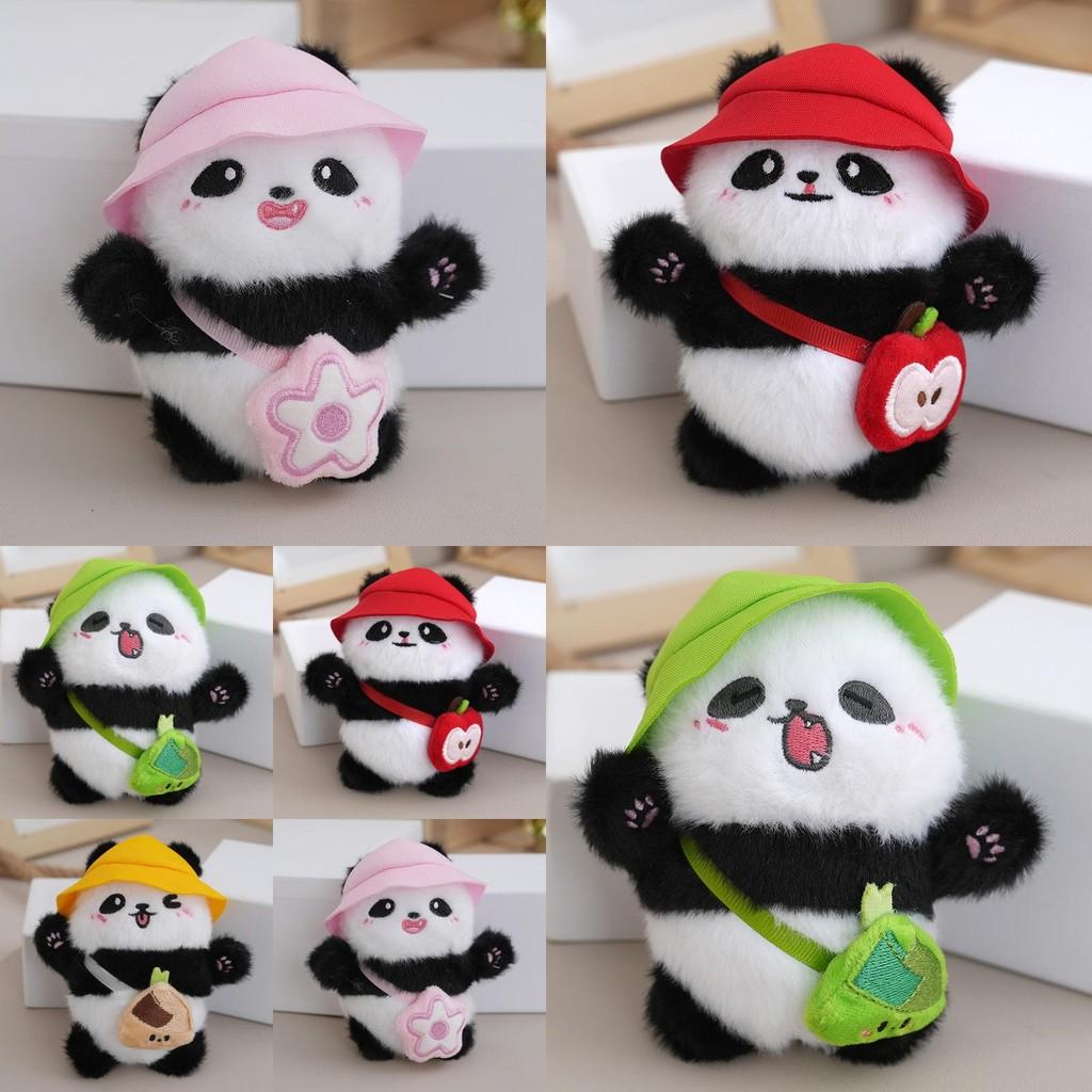 Uroczy Mini Pluszowy Panda Breloczek Lalka Przytulanka Pluszowe Zwierzątko Wisiorek