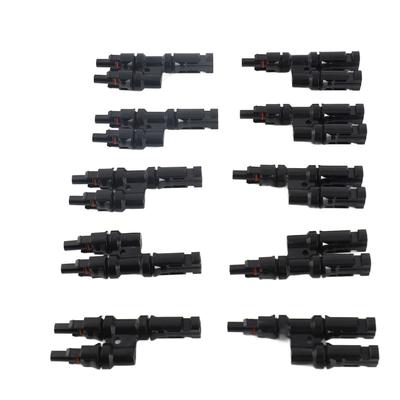 5set 1000V Solar Panel Y Branch Connectors IP68 Female Male Solar Connectors
