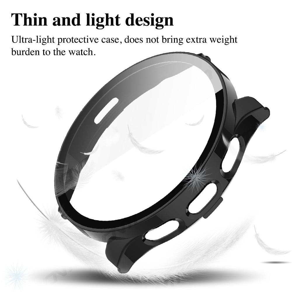 Glass+Case for Garmin Venu 3/3S Tempered Glass Screen Protector & Hard PC Protective Bumper for Venu3 Shell Accessories